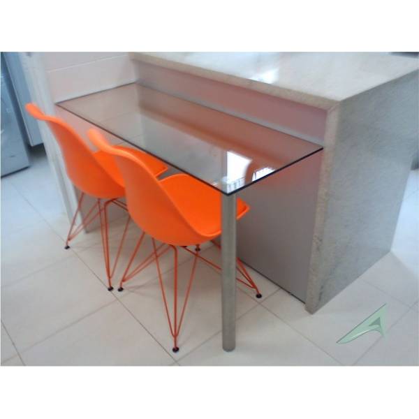 Mesa com Tampos de Vidro Preço no Jardim Luanda - Tampo de Mesa de Vidro